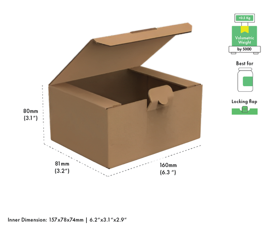 Tuck in Box with Lock