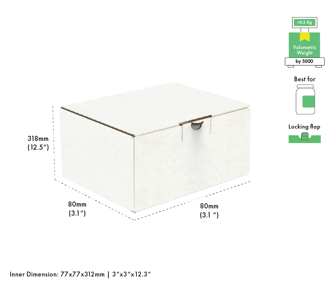 Tuck in Box with Lock