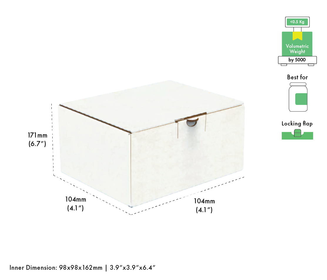 Tuck in Box with Lock