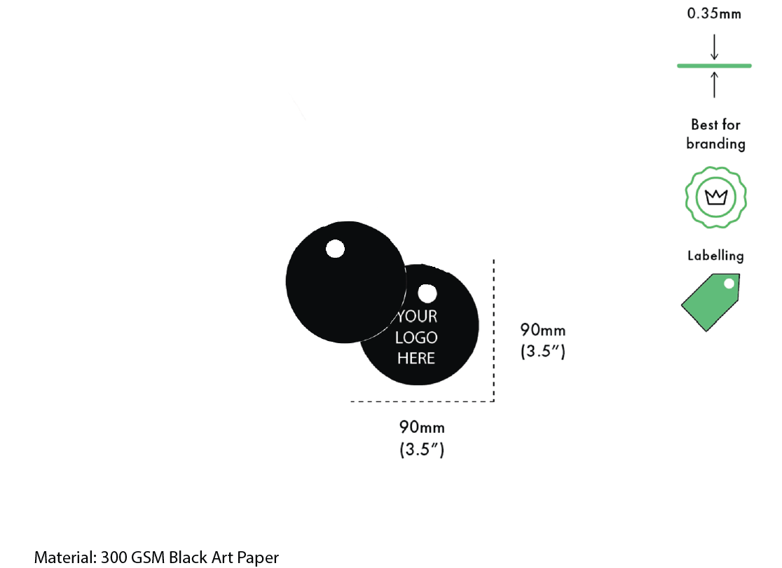 Round Tag