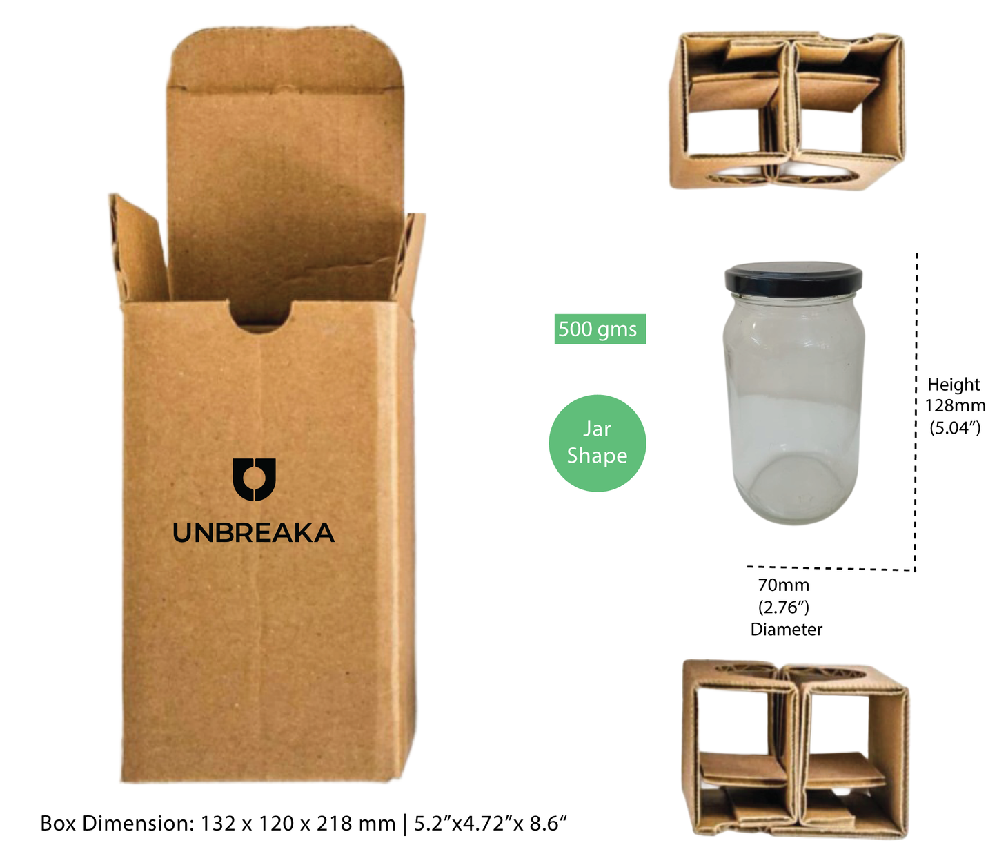 Unbreaka Packaging Sampler Kit