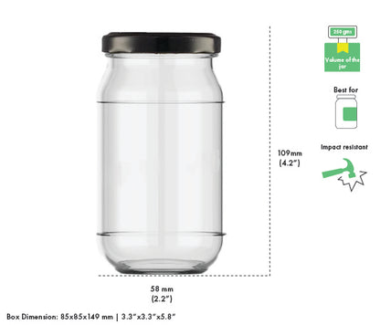 Unbreaka: 250-350 gms