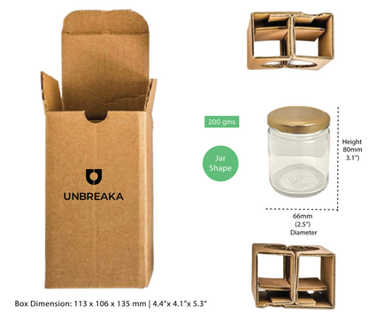 Unbreaka Glass Bottle Packaging