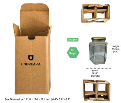 Unbreaka Glass Bottle Packaging