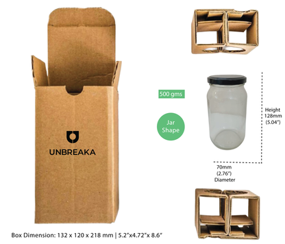 Unbreaka Glass Bottle Packaging